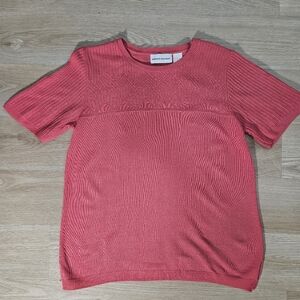 Women's Pink Short Sleeve Top